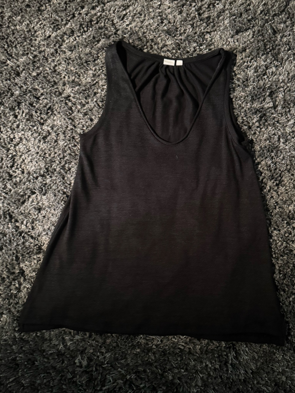 Gap Soft Spun Black Tank- Size Medium